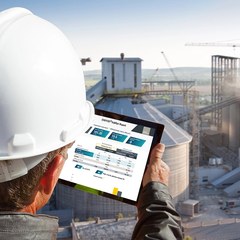 Cement Concrete construction sector digital tools